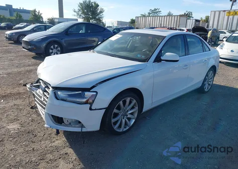 2013 Audi A4 2.0T Premium из США, поврежденный, VIN WAUFFAFL2DN030669